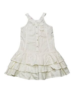 Mexx Ivory Tiered Ruffle Dress for Girls